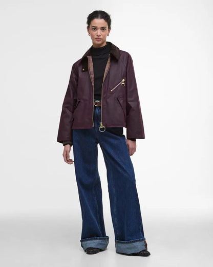 BARBOUR ARLENE WAX - MERLOT