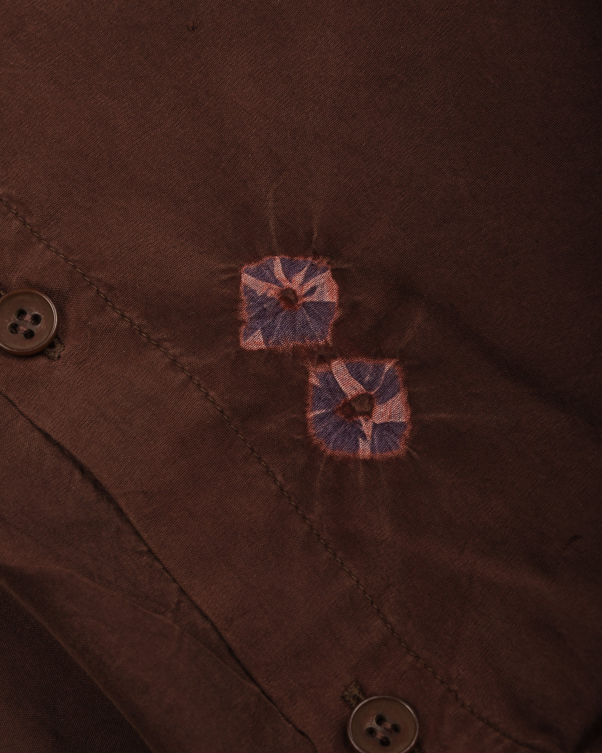 11.11 FINE SILK LOVERS SHIRT - BURNT UMBER