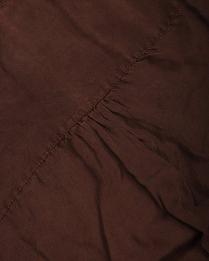 11.11 FINE SILK LOVERS SHIRT - BURNT UMBER