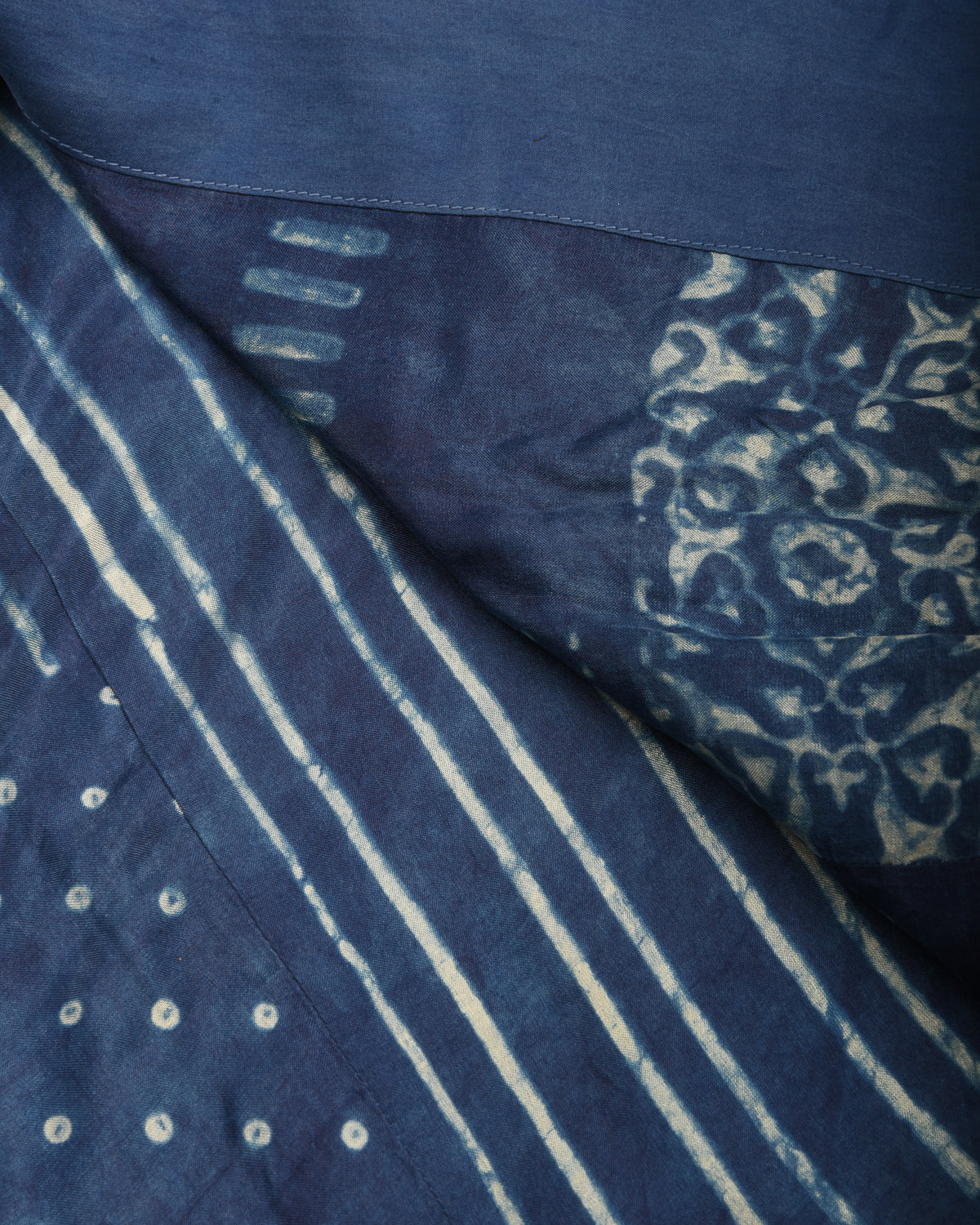 11.11 UNISEX SILK BLAZER JACKET -  MEDIUM INDIGO
