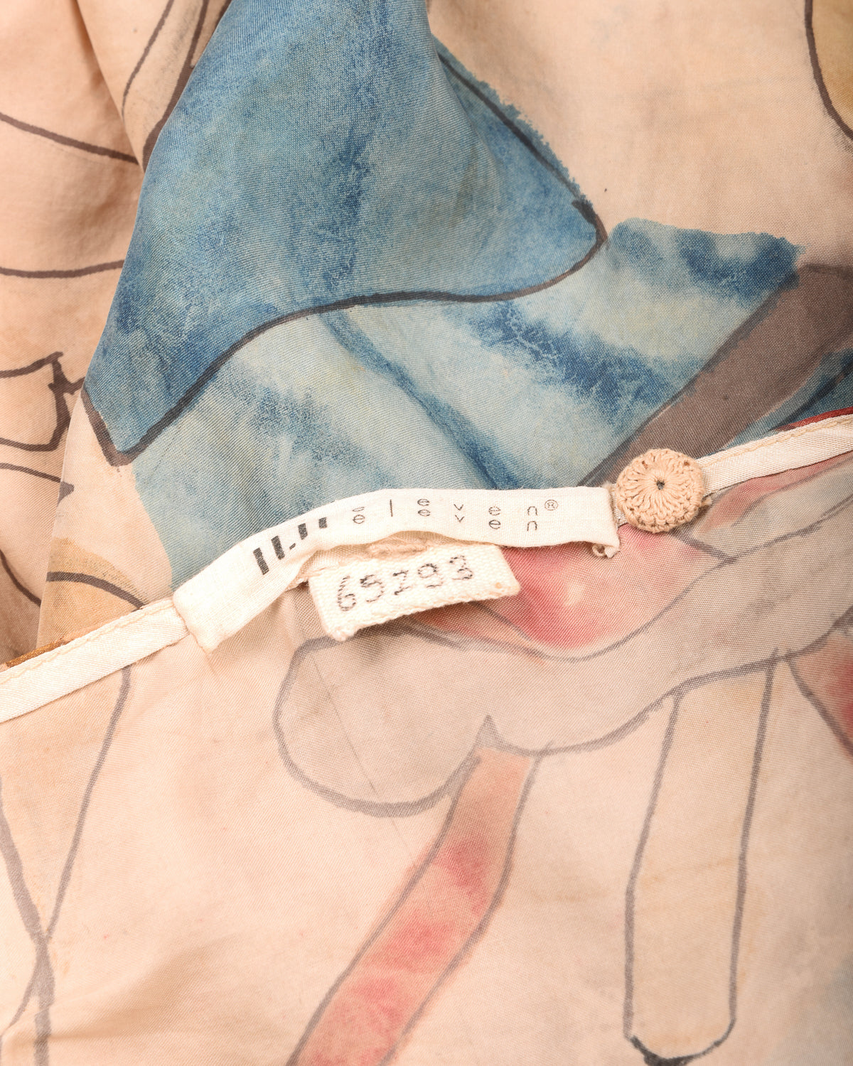 11.11 SILK PRINTED SCARF - WHISKEY GOLD