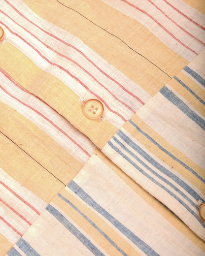 11.11 UNISEX SHIRT - MANGO YELLOW STRIPE