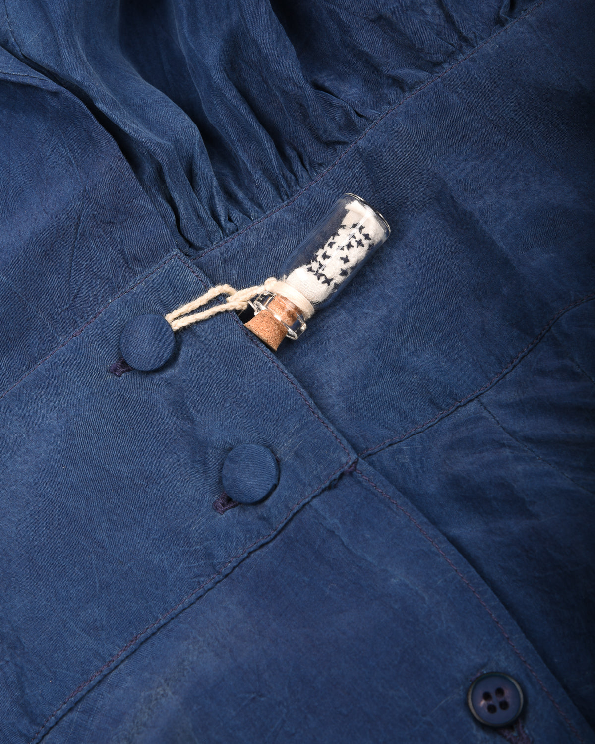 11.11 BLUEBERRY SILK DRESS - INDIGO