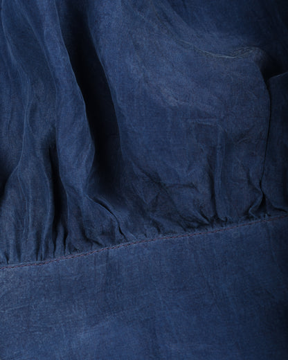 11.11 BLUEBERRY SILK DRESS - INDIGO