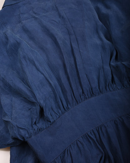 11.11 BLUEBERRY SILK DRESS - INDIGO