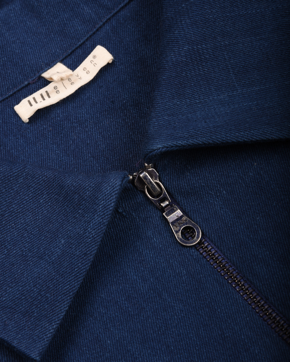 11.11 UNISEX NICK COTTON BOMBER JACKET - INDIGO