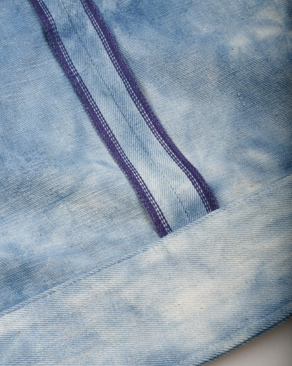 11.11 UNISEX GLEAM COTTON TRUCKER JACKET -  LIGHT INDIGO