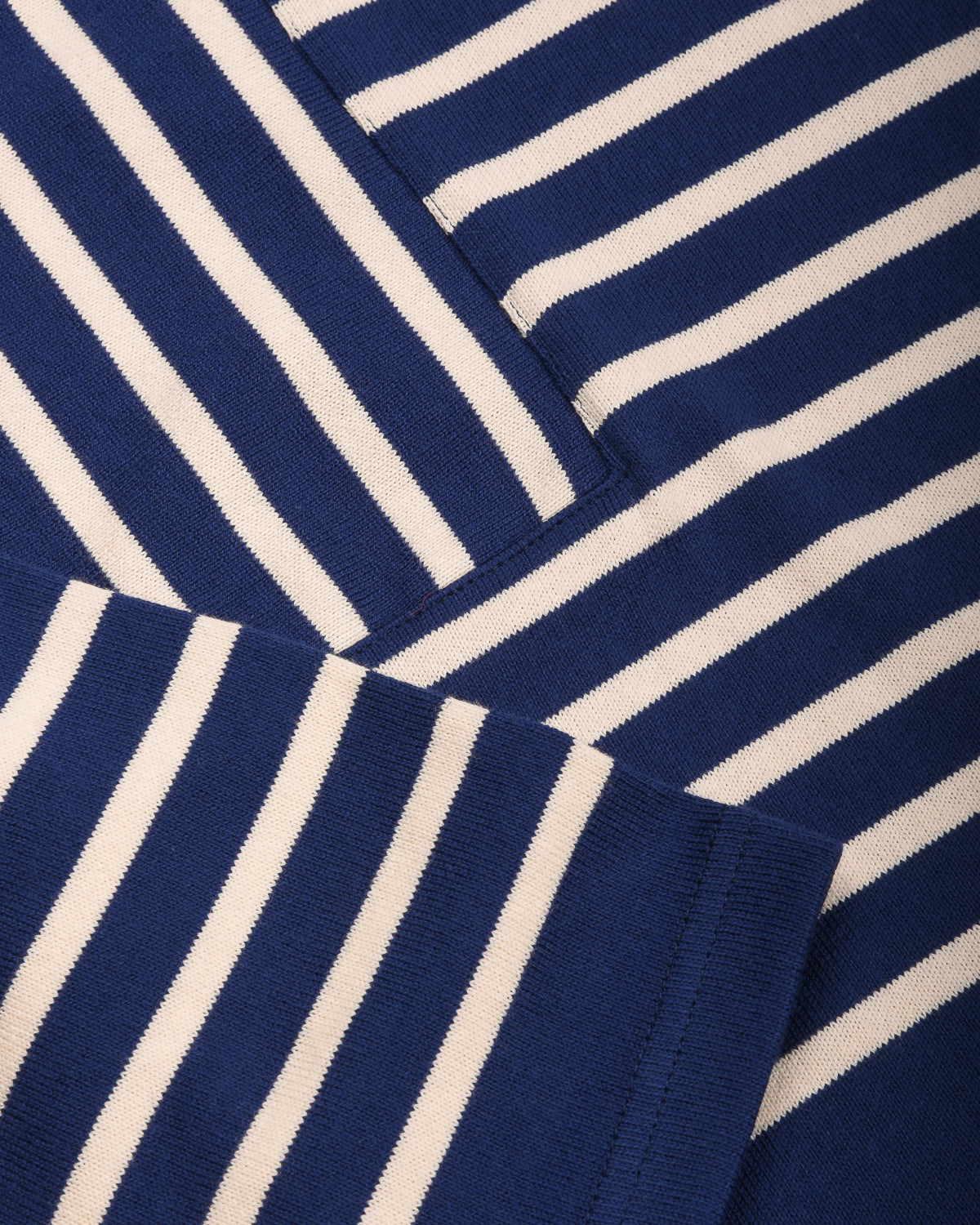 ARMOR LUX LADIES BRETON BOAT NECK SHIRT - TWILIGHT BLUE/ NATURE