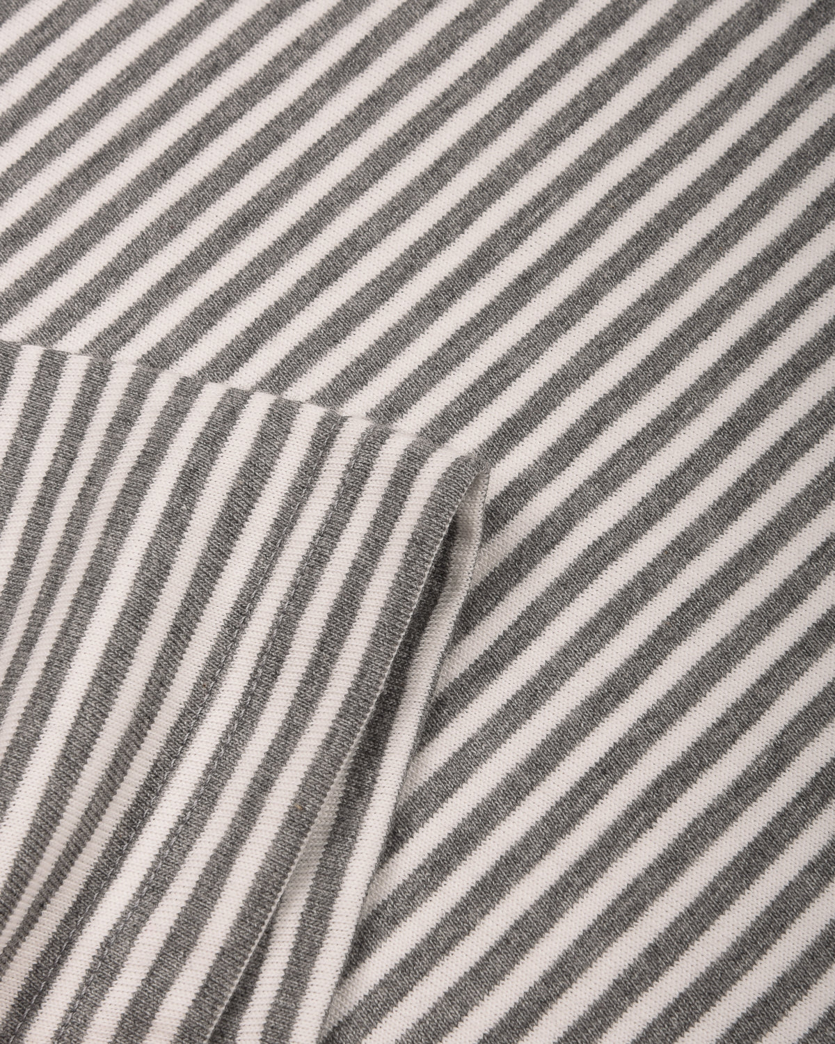 ARMOR LUX HERITAGE STRIPED T-SHIRT - MISTY GREY/ MILK