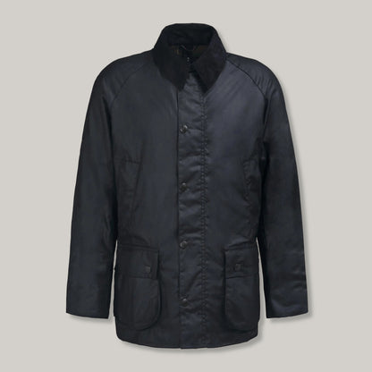 BARBOUR ASHBY WAXED JACKET - BLACK