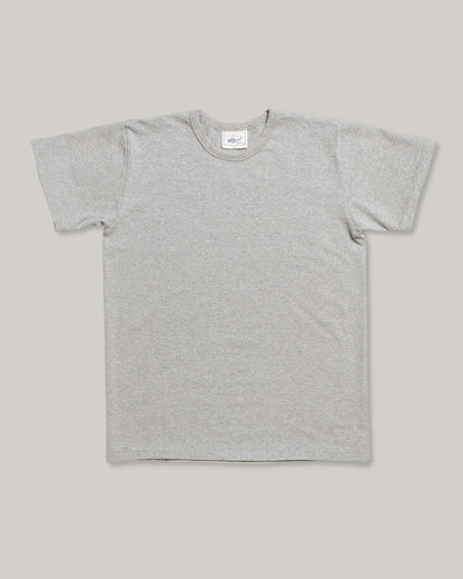 ALLLEVOL HEAVY DUTY CREW NECK T-SHIRT - GREY MELANGE