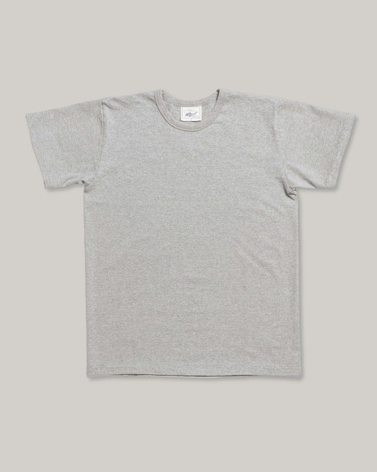 ALLLEVOL HEAVY DUTY CREW NECK T-SHIRT - GREY MELANGE