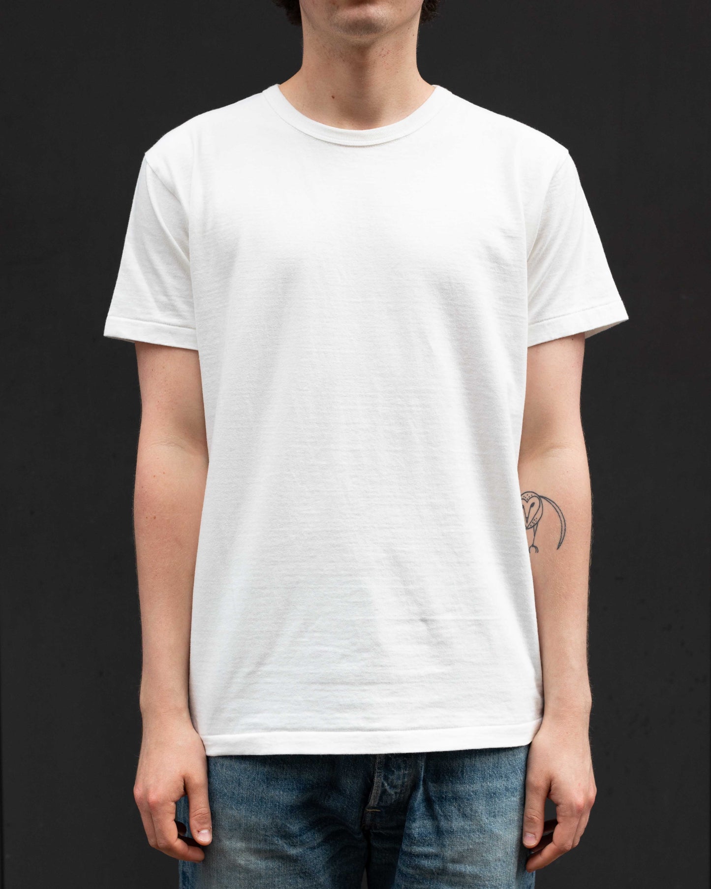 ALLLEVOL HEAVY DUTY CREW NECK T-SHIRT - GREY MELANGE