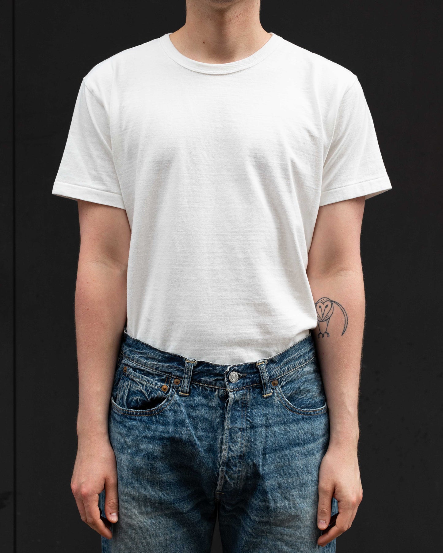 ALLLEVOL HEAVY DUTY CREW NECK T-SHIRT - GREY MELANGE