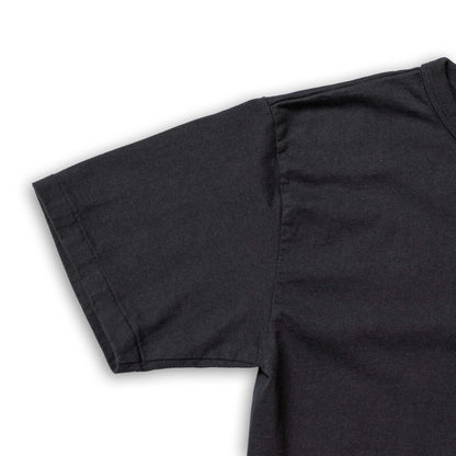ALLLEVOL HEAVY DUTY CREW NECK T-SHIRT CROPPED - BLACK