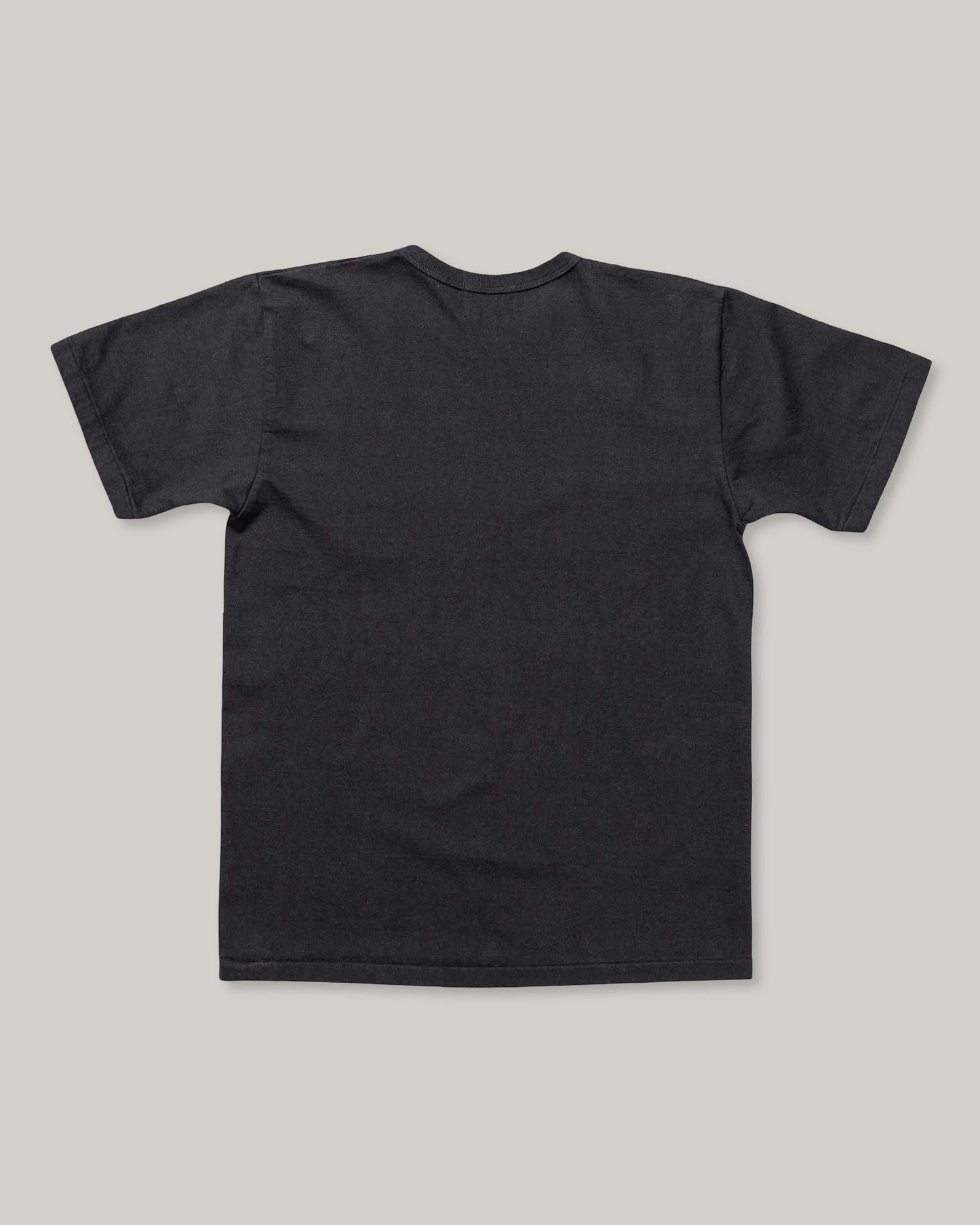 ALLLEVOL HEAVY DUTY CREW NECK T-SHIRT CROPPED - BLACK