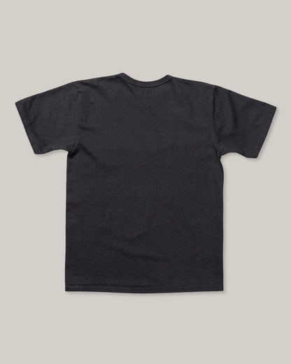 ALLLEVOL HEAVY DUTY CREW NECK T-SHIRT CROPPED - BLACK