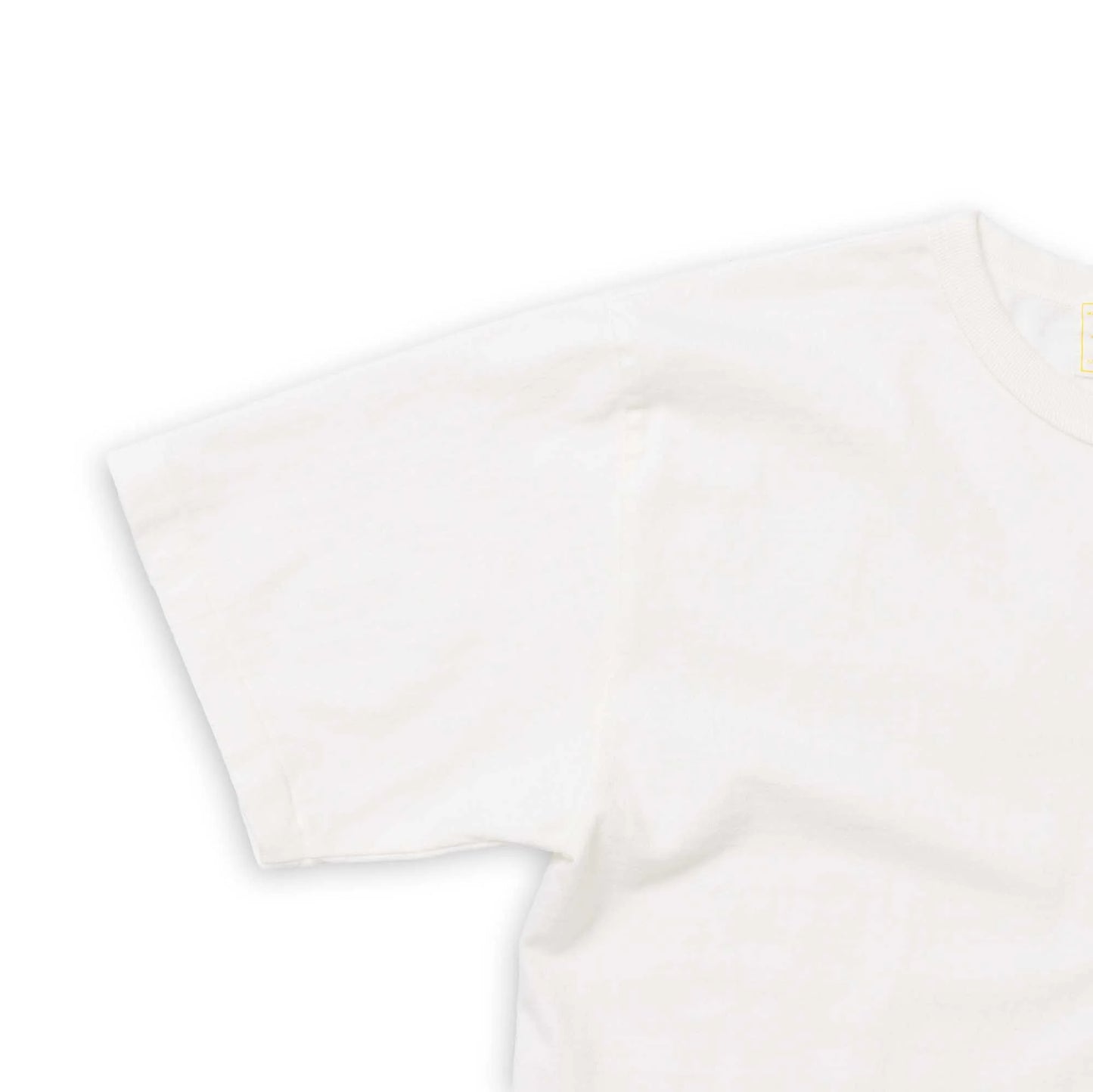 ALLLEVOL HEAVY DUTY CREW NECK T-SHIRT CROPPED - WHITE