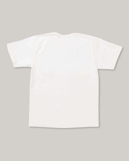 ALLLEVOL HEAVY DUTY CREW NECK T-SHIRT CROPPED - WHITE