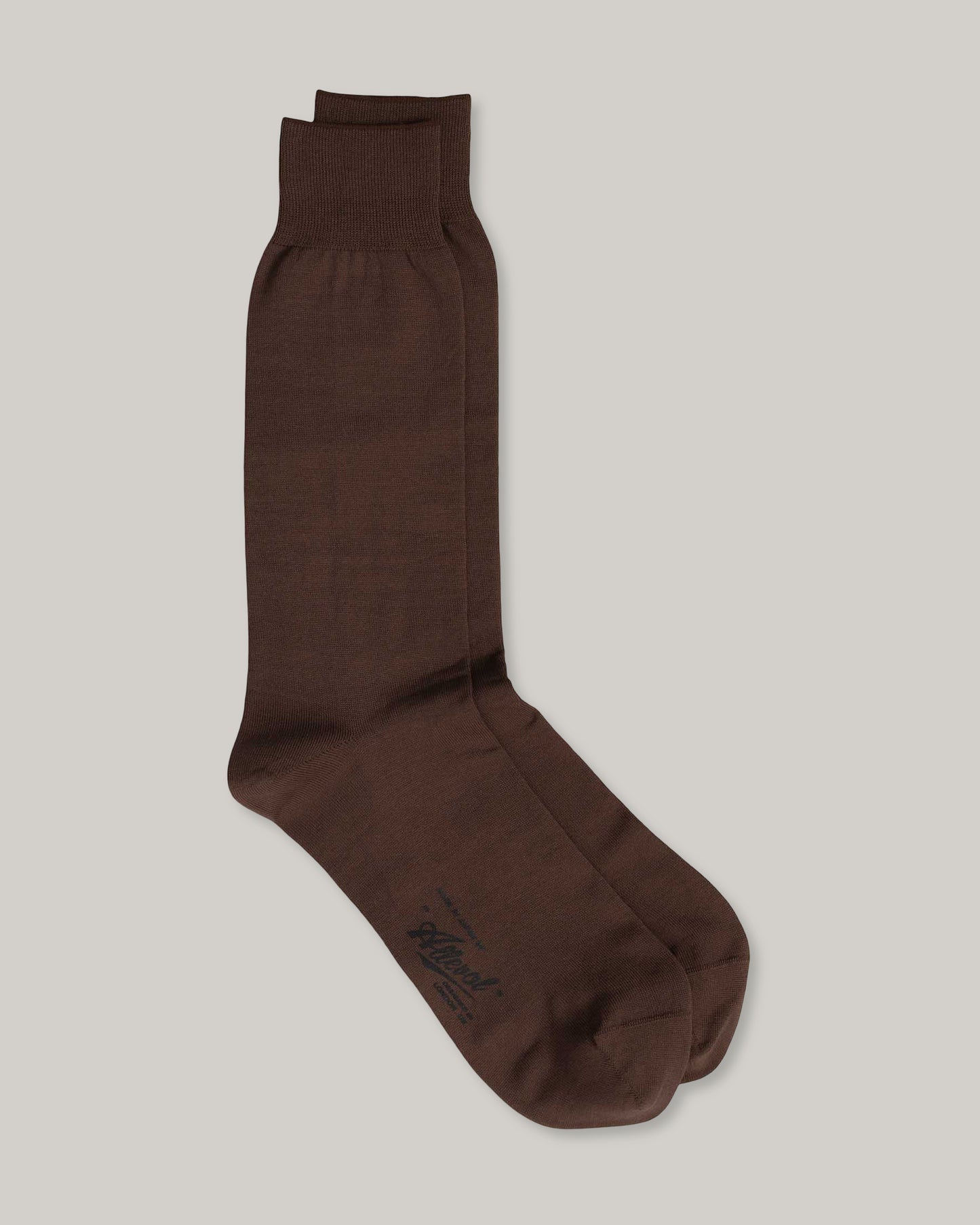 ALLEVOL IVY SOCKS - DARK BROWN