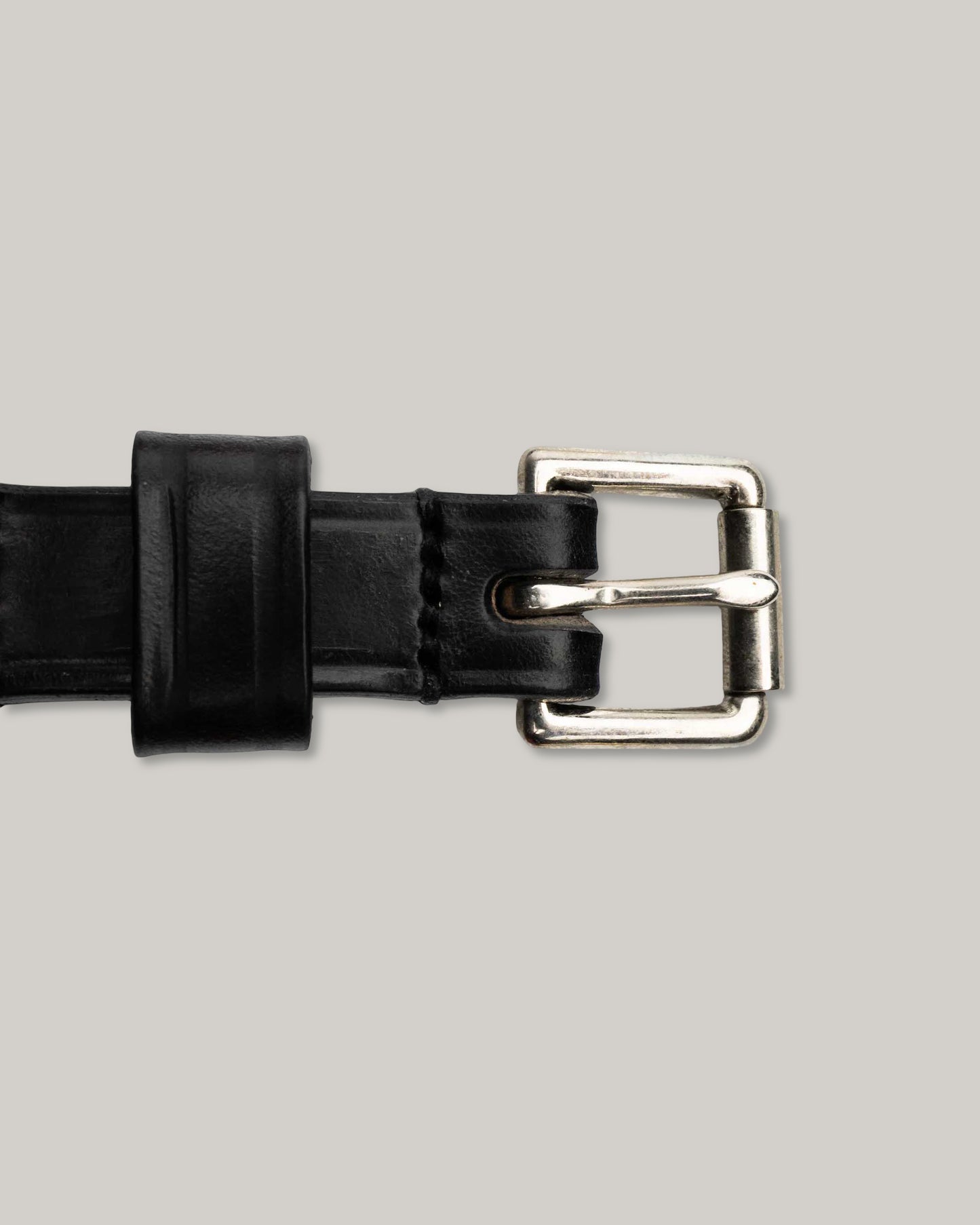 ALLEVOL NARROW BELT - BLACK x NICKEL