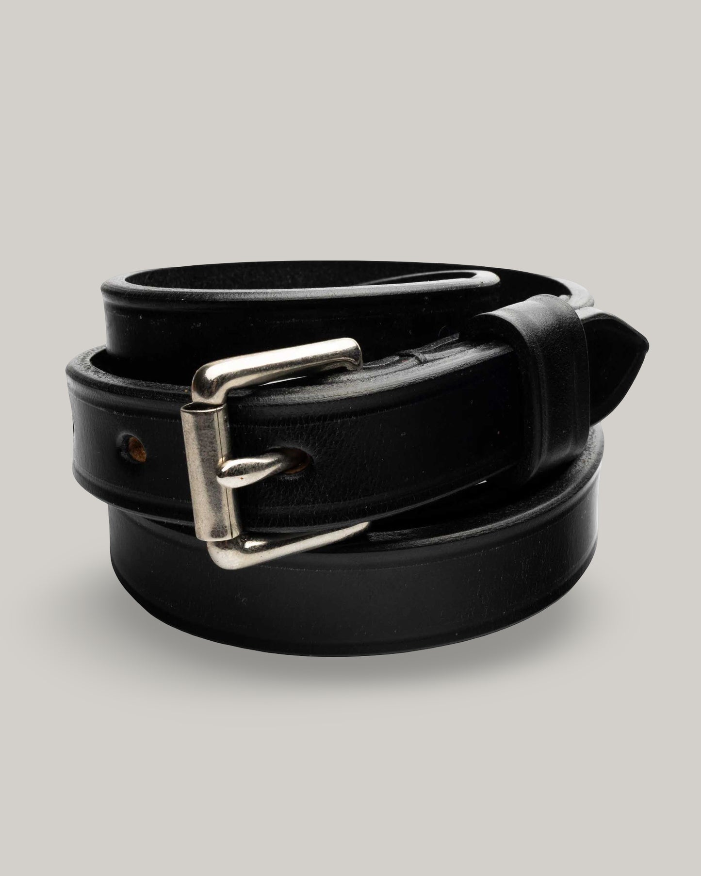 ALLEVOL NARROW BELT - BLACK x NICKEL