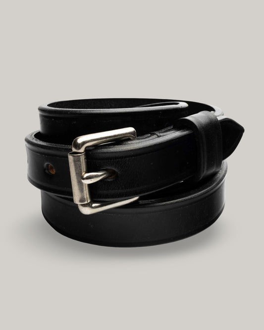 ALLEVOL NARROW BELT - BLACK x NICKEL