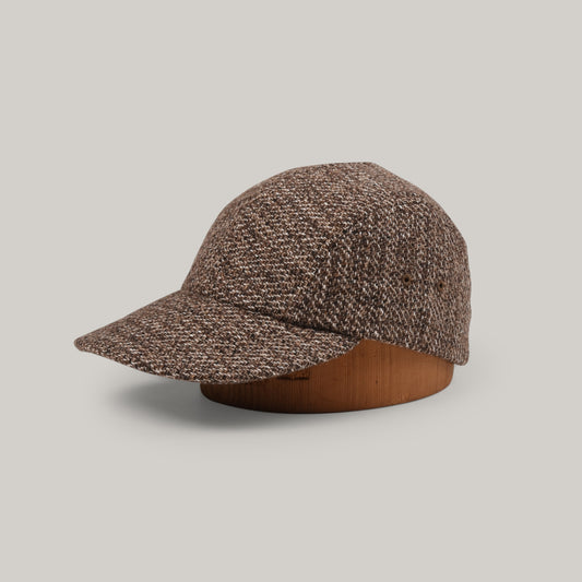 ANONYMOUS ISM TWEED KYOTO CAP - BROWN