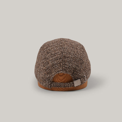 ANONYMOUS ISM TWEED KYOTO CAP - BROWN