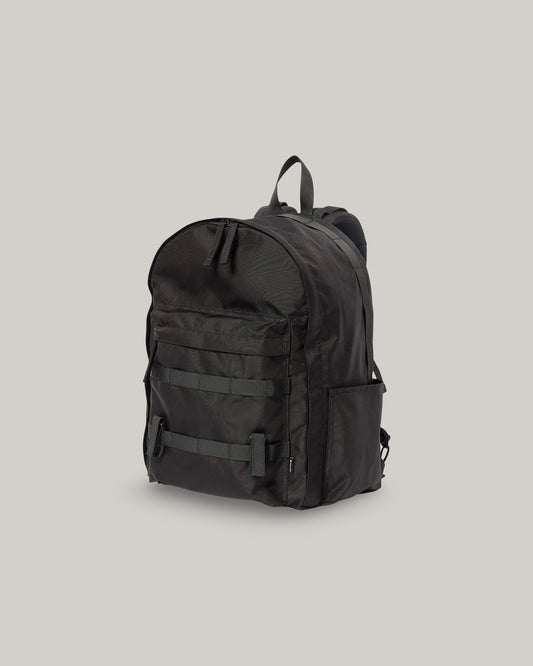 SNOW PEAK RECYCLED CORDURA BACKPACK - BLACK