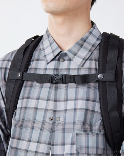 SNOW PEAK RECYCLED CORDURA BACKPACK - BLACK