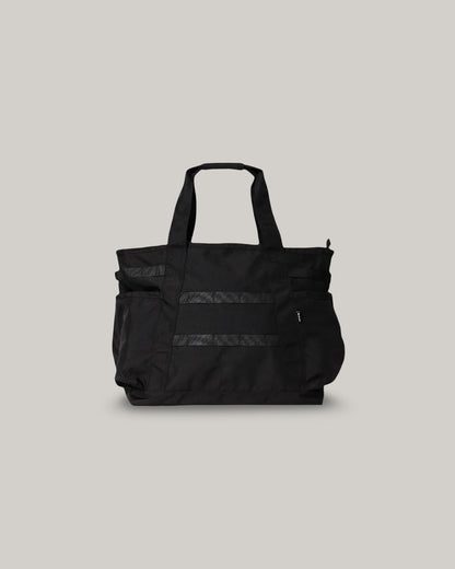 SNOW PEAK RECYCLED CORDURA TOTE BAG - BLACK