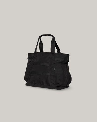 SNOW PEAK RECYCLED CORDURA TOTE BAG - BLACK