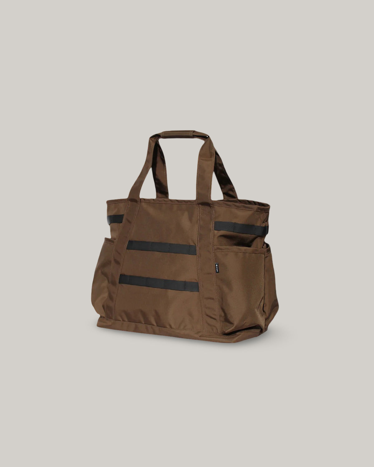 SNOW PEAK RECYCLED CORDURA TOTE BAG - BROWN