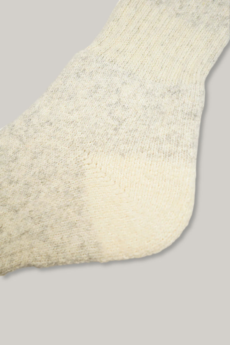 NIGEL CABOURN BORDER SOCKS - LIGHT GREY