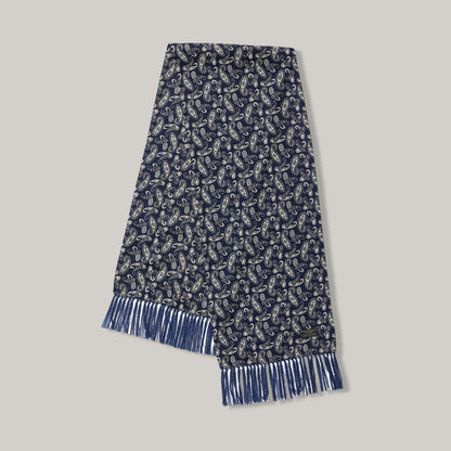 BUZZ RICKSON AVIATION ASSOCIATES RAYON SCARF - NAVY