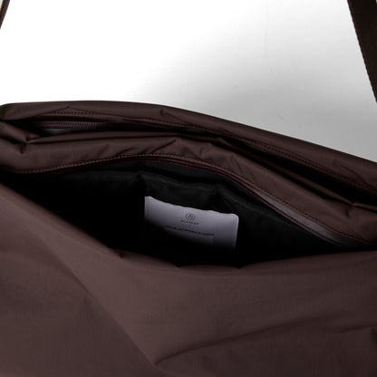 BLANKOF BELLOWS BAG 15 - (M) - ASH BROWN