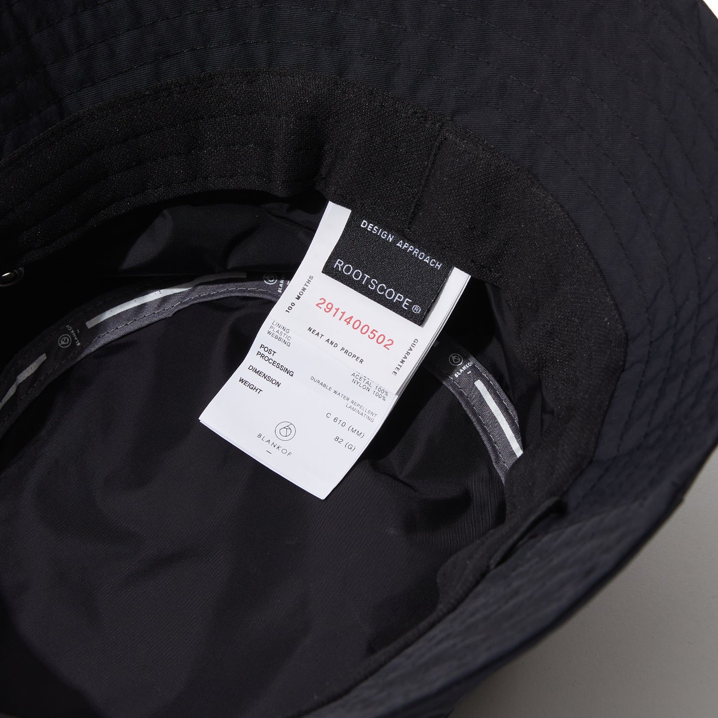 BLANKOF ARCHITECT BUCKET HAT - BLACK