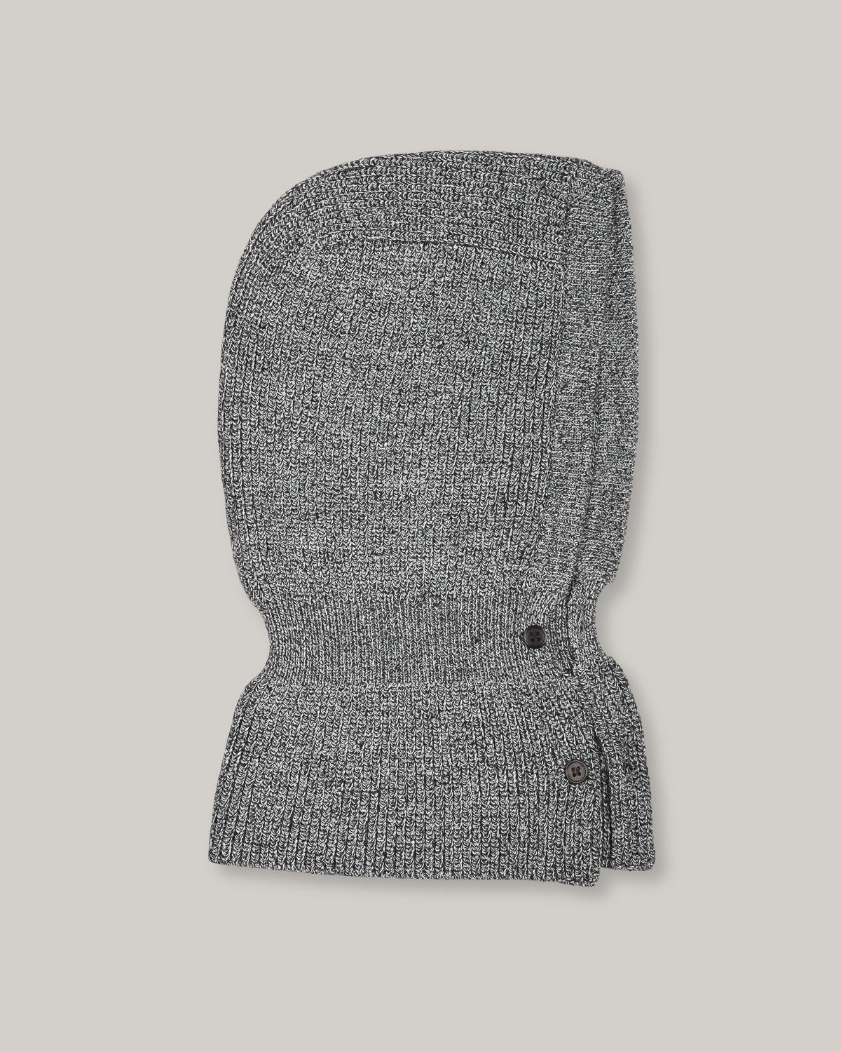 BATONER SOLID WOOL BALACLAVA - IVORY x BLACK