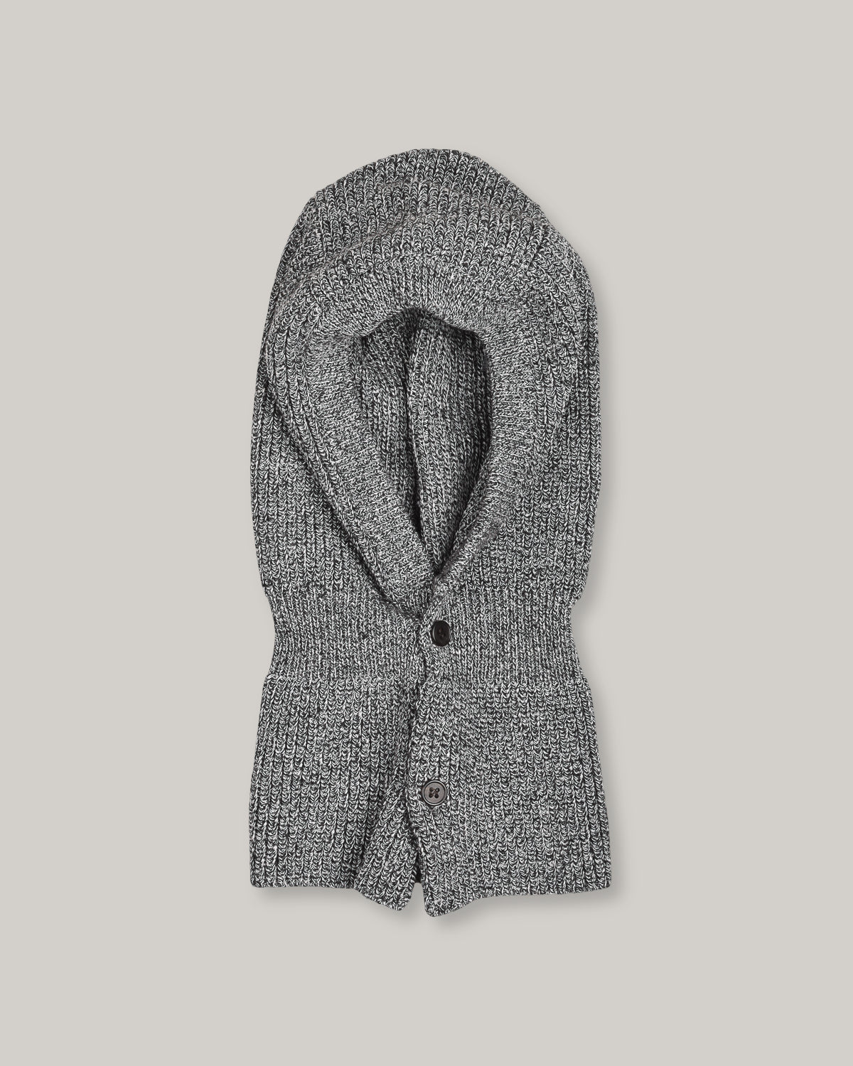 BATONER SOLID WOOL BALACLAVA - IVORY x BLACK