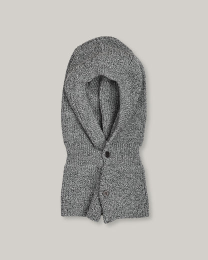 BATONER SOLID WOOL BALACLAVA - IVORY x BLACK