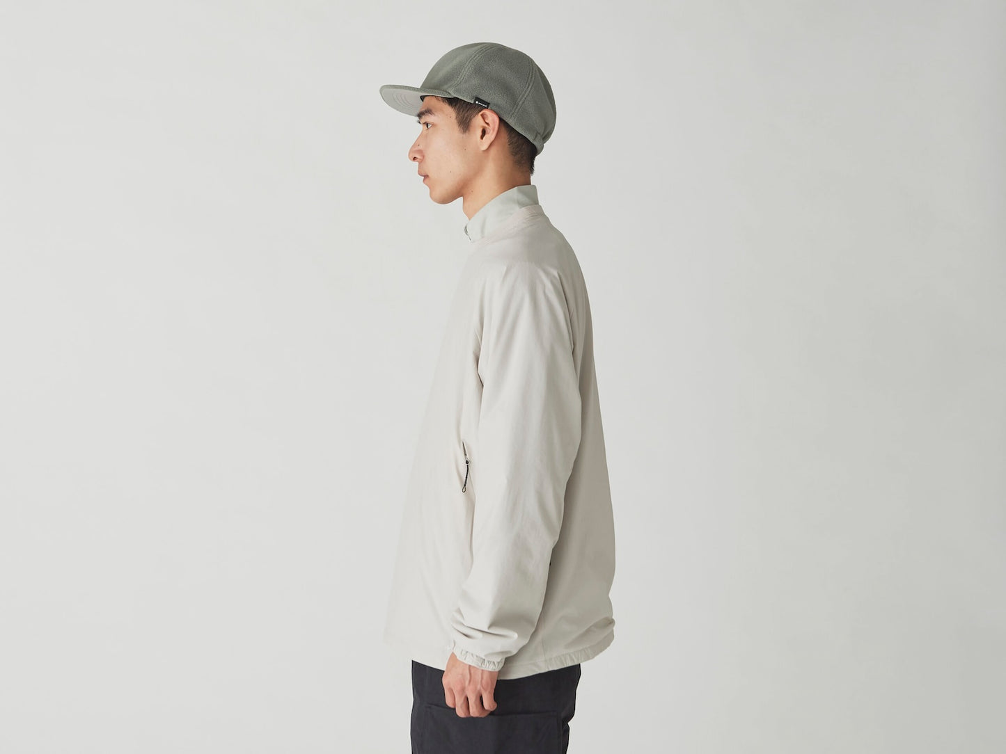 SNOW PEAK BREATHABLE INSULATED PULLOVER - IVORY