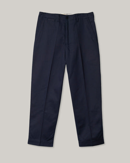 MERZ B. SCHWANEN 1920's COTTON TWILL WORKER CHINO - DARK NAVY