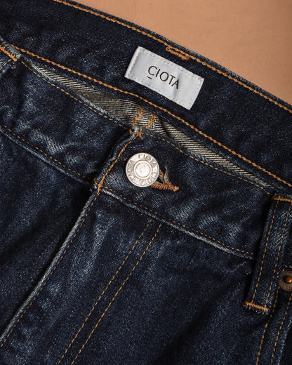 CIOTA BAGGY 5 POCKET PANTS - DEEP BLUE
