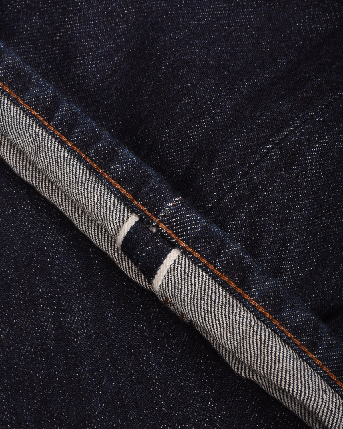 CIOTA WIDE BAGGY 5 POCKET PANTS - DARK NAVY (ONE WASH)