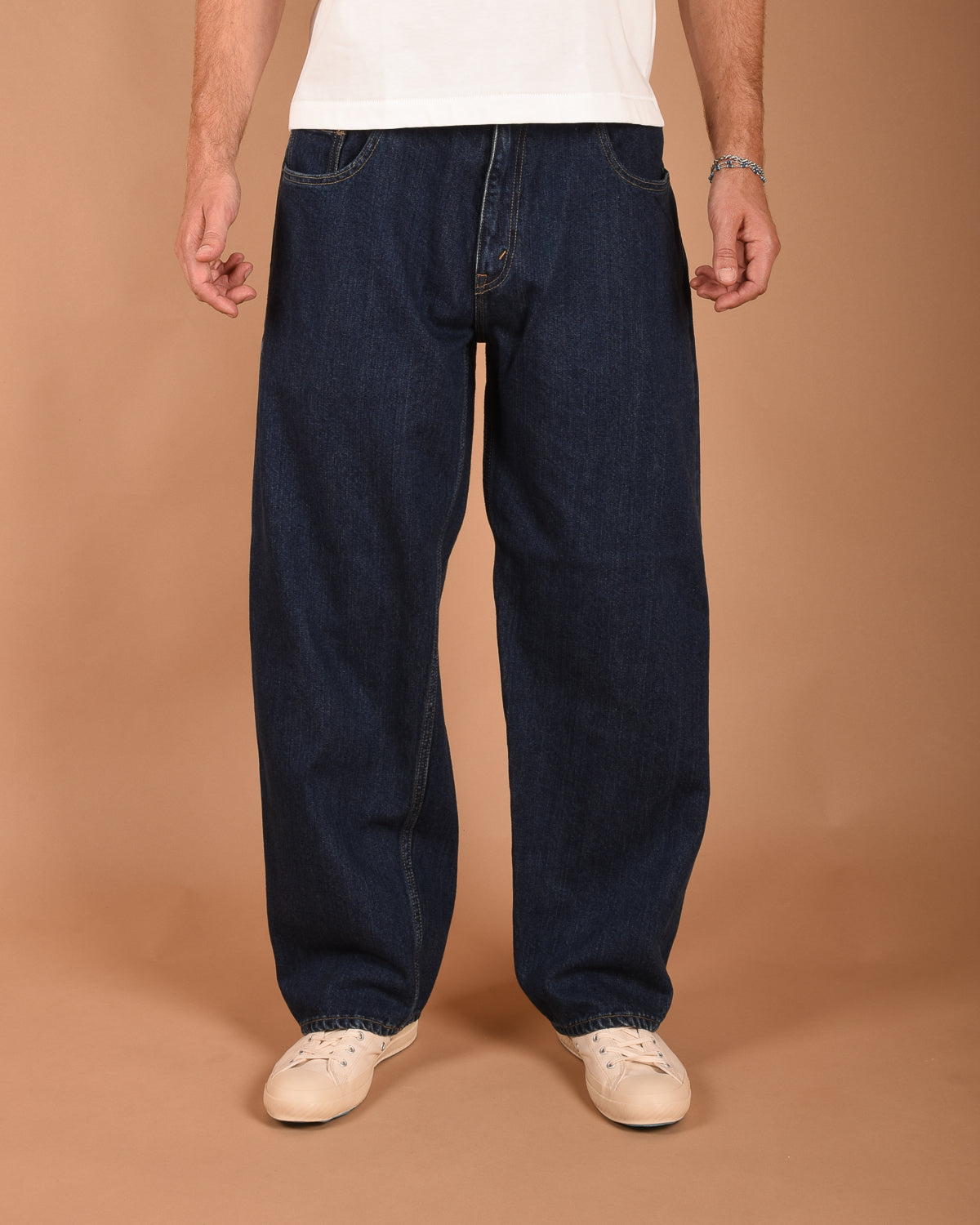 CIOTA BAGGY 5 POCKET PANTS - DEEP BLUE