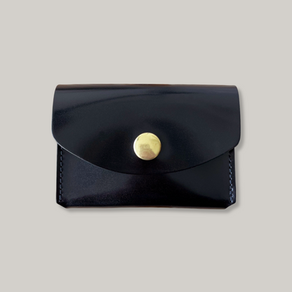 KOBASHI STUDIO CARD CASE WALLET - BLACK CORDOVAN