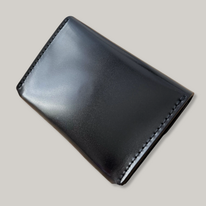 KOBASHI STUDIO CARD CASE WALLET - BLACK CORDOVAN