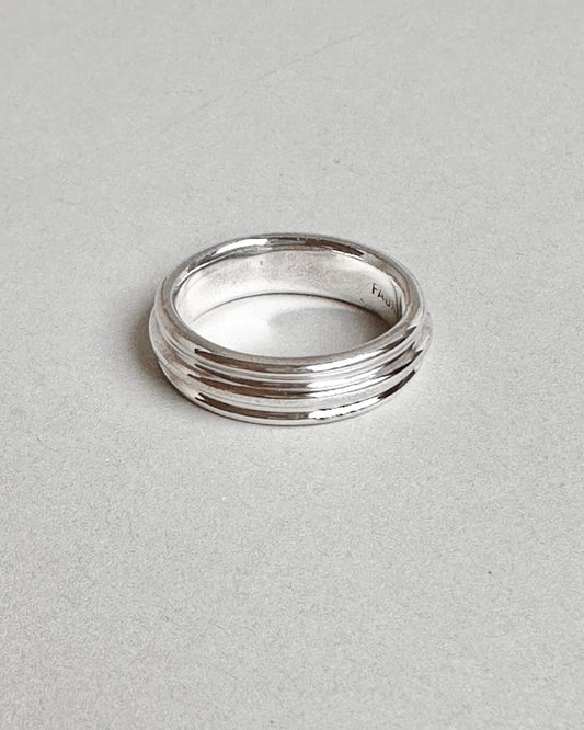 FAUST WORKSHOP CONTOUR RING - SILVER