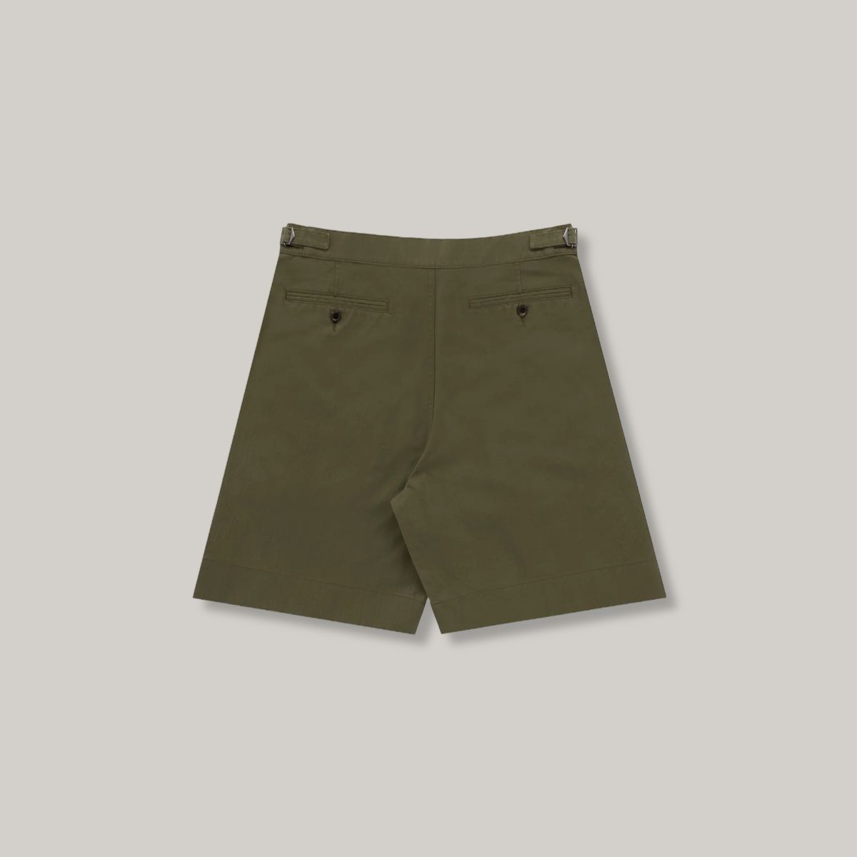 KNICKERBOCKER CAMP TWILL COTTON SHORT - OLIVE